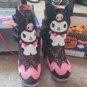 Irregular Choice Kuromi Cutie heeled boots